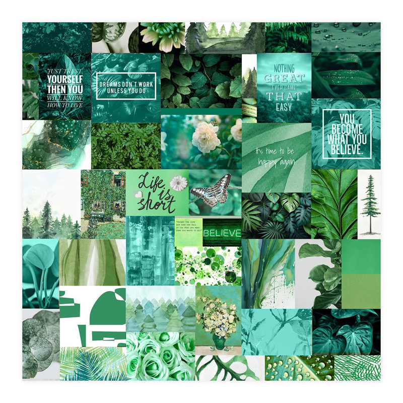 Papier peint Inspirational Green, L 72 po x l 72 po