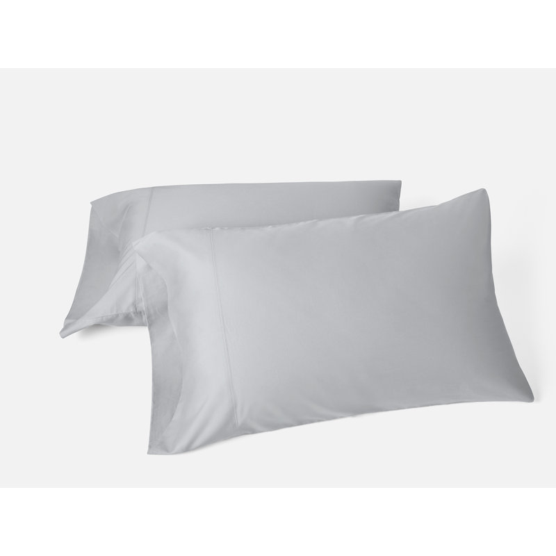 Cloud Soft Sateen Organic Pillowcase, Standard/Queen Pillowcase, Seal