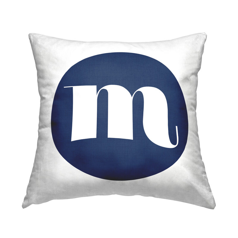 Throw Pillow, M