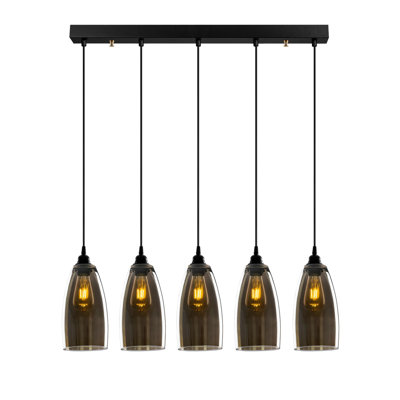 Pinto 5 - Light Fume Kitchen Island Pendant