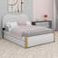 Lit plateforme tapissier Berber-882469729
