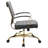 Naudain Leather Office Chair – Modern Executive Swivel Task Chair with Wheels, Adjustable Height & Padded Arms for Desk or Conference Room-53751976