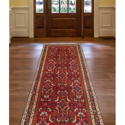 Eldean One-of-a-Kind 3'11" X 9'7" 1980s Runner Wool Area Rug