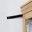 Armoire vitrée éclairée en chêne avec fermeture silencieuse