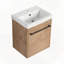 Meuble-lavabo flottant mural avec évier en céramique-715614102-715614103