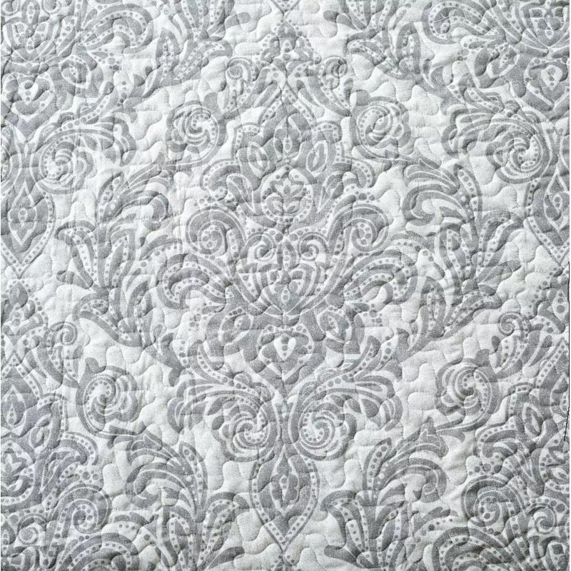 Casie Polyester Floral Bedspread, Grey, Single