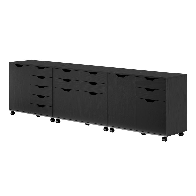 Eilee 30.71'' Wide 5 -Drawer Mobile File Cabinet