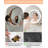 Large 19-inch Vanity Makeup Mirror with Lights, Touch Control 3 Color Lighting Dimmable Makeup Mirror, Impeccable Illumination for Professional Makeup, 360° Rotatable Design-1104105530