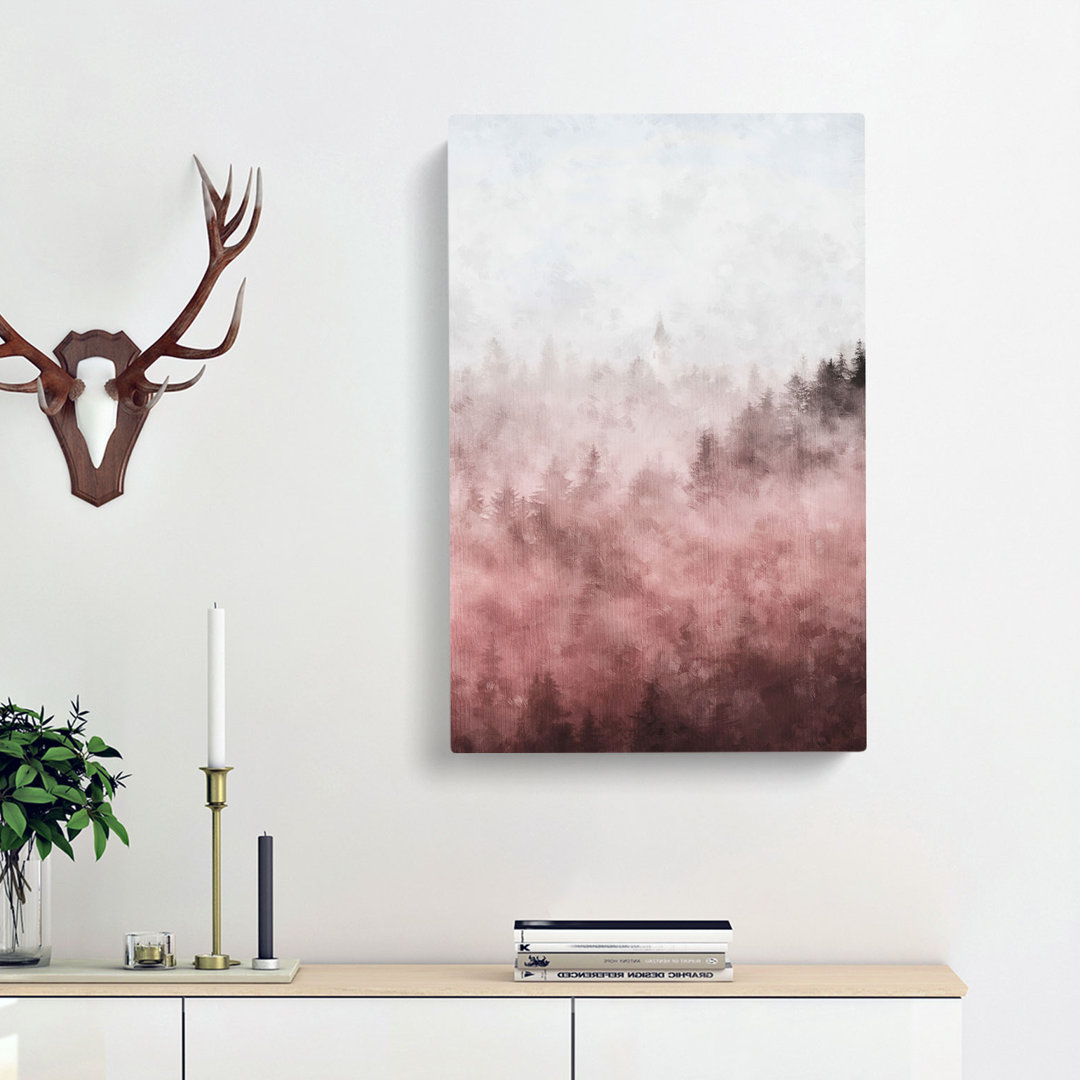 Church In An Italian Forest - Wrapped Canvas