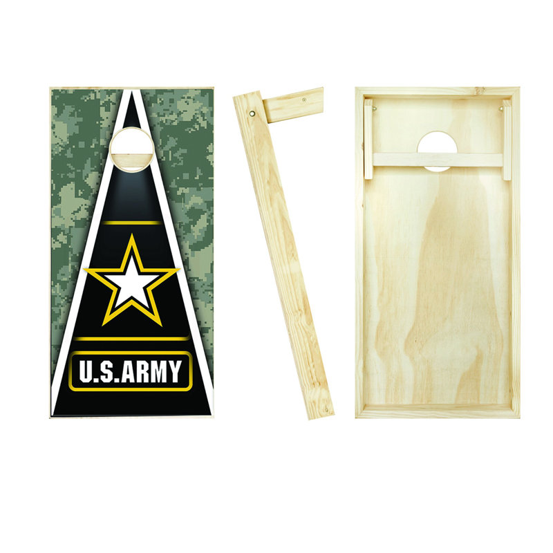 2' X 4' US Army Cornhole Set With Carry Case
