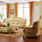 Solid Wood Cowhide Sofa Chair Leather Armchair