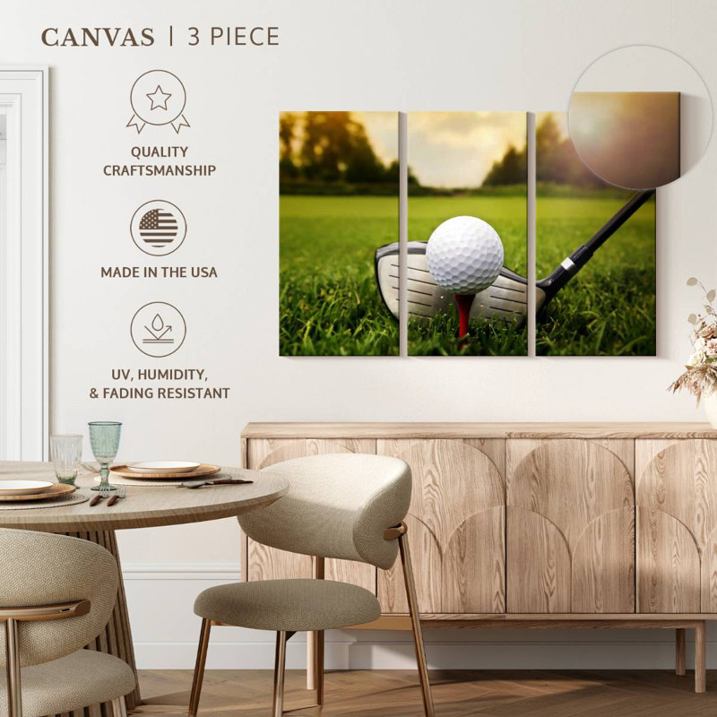 Senne Country Club Golf Course, 32" H x 50" W