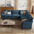  Colbey 119" Upholstered L-shape Modular Cloud Corner Sectional-119559499-133740805