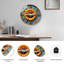 Horloge murale en verre 16 po
