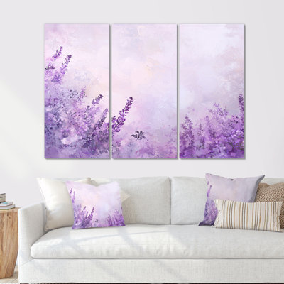 Addell - Lavender Wall Art Print Set