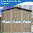 Outdoor Storage Shed， Metal Storage Shed With Updated Frame Structure And Lockable Doors, Waterproof Shed For Backyard, Patio, Garden-99056769