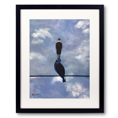 Tom Blood " Man On A Bird On A Wire " by Tom Blood