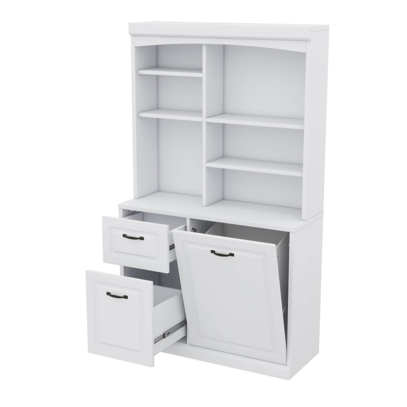 Armoire de rangement pour salle de bain avec tiroirs à panier coulissant et tablettes personnalisables