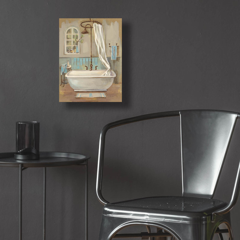  «Serene Bath 1» par Silvia Vassileva, art mural en verre acrylique, H 16 po x l 12 po x P 0,13 po