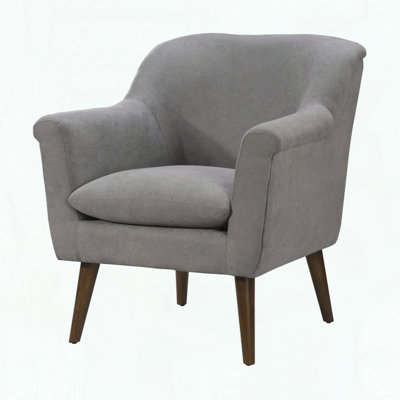 Fauteuil surdimensionné Savona - Tissu gris acier