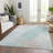 Machine Washable Indoor/Outdoor Cinead ACN1675 Seafoam Rug-104392634