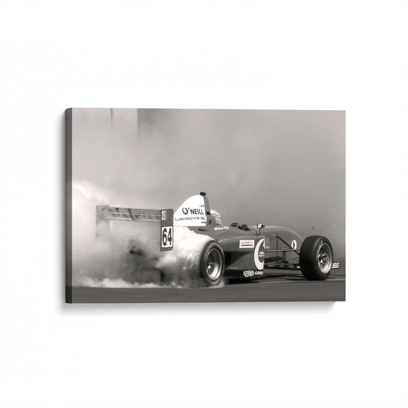 Braintree - Burnout Thunder, impression sur toile tendue, H 32 po x l 48 po, Toile tendue