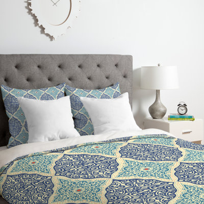 Ensemble de housse de couette Curly Rhombus