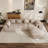 134"W Chenille Curved Sectional Sofa No Assembly Required Boneless Compressed Foam for Living Room Couch-410965109