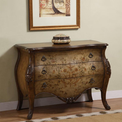 American-style three-drawer entrance cabinet