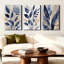 3 Piece Wrapped Canvas Wall Art