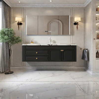Armoire de salle de bain style français
