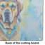 Mastiff Hippie Dawg Glass Cutting Board Large