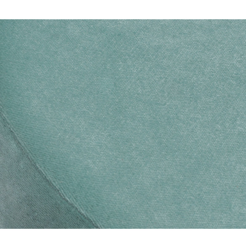 Repose-pieds Izaak 15,7 po, Velours vert mer