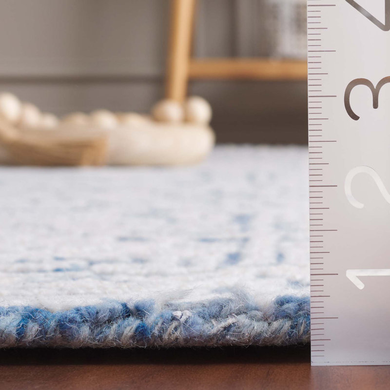 Davyan Hand Tufted Wool Rug, Rectangle 10' x 14'