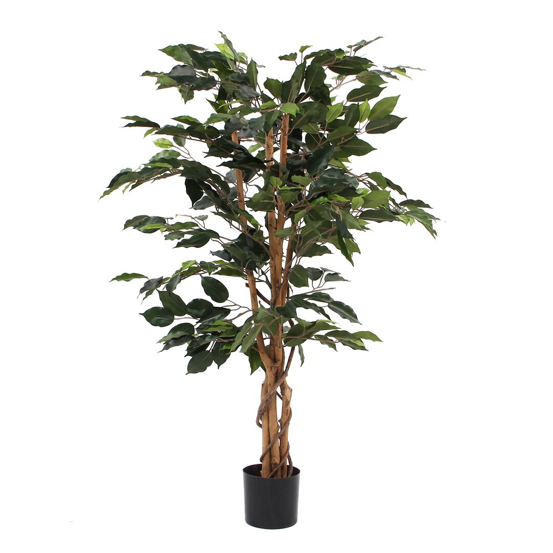 Kunstpflanze Ficus lyrata im Topf