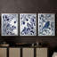 Indigo Song I - Toile tendue avec châssis sur mesure - 3 pièces-1663813385-1663813386