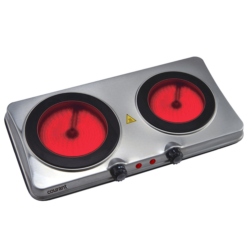Courant 1700 Watt Electric Double Burner Courant