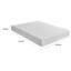 Matelas pleine grandeur Mae, mousse viscoélastique gélifiée, housse en tencel, 8 po-120613711-120613705