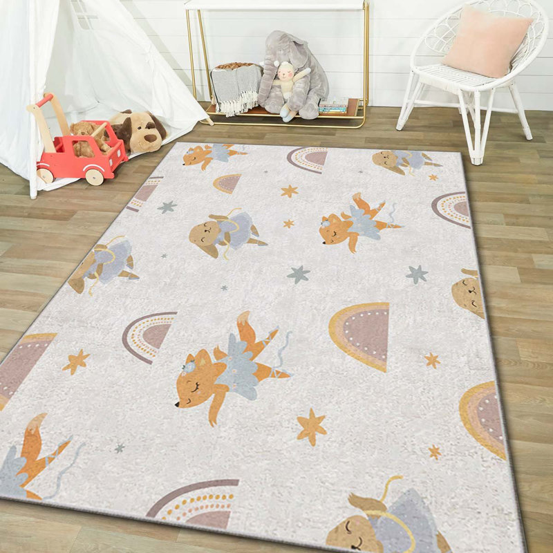 Luxurious Area Rug (2.6 x 4.6 Feet), 100% Polyester, 740 g/m² | Soft Velvet Fabric, Non-Slip Felt Dot Underside, Laminated Sponge for Comfort | Antibacterial, Machine Washable at 30°C | Elegant Home Décor