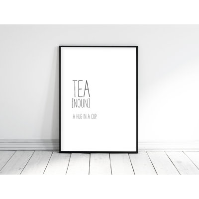 Tea Definition Print, Tea Quotes, Kitchen Printable Wall Art, Home Decor Print - No Frame Print