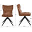 Chaise de salle à manger moderne à dossier rembourré avec coussin souple et siège ergonomique-269532719-269532718