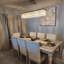Lustre de salon moderne en cristal Frieson-495051683