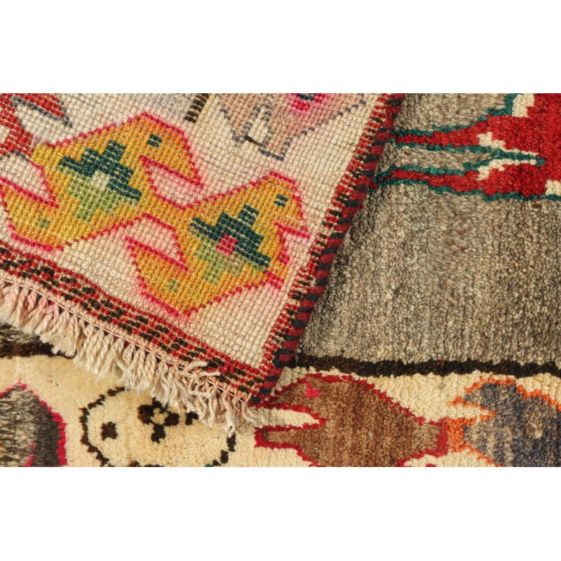 One-of-a-Kind 2'9" x 5'4" Hand Knotted Area Rug