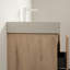 Meuble-lavabo flottant moderne 48 po avec lavabo, armoire de contreplaqué murale, plateau en pierre frittée Roma Travertine, rangement à fermeture en douceur, pré-assemblé-1516182298-1516182299