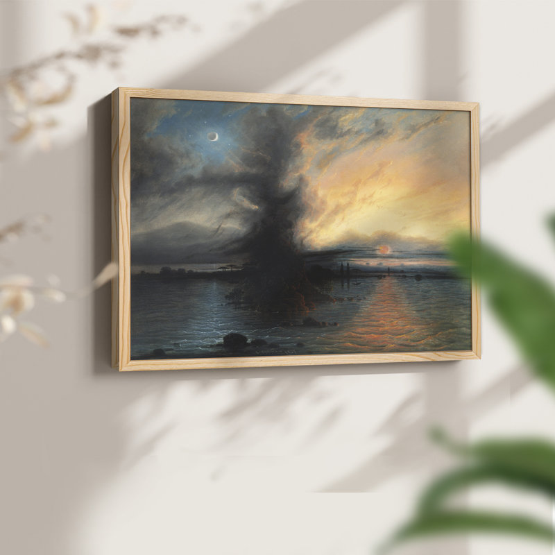 Paysages rétro-XXXII - impression encadrée - réaménageable, H 11 po x l 14 po, Naturel