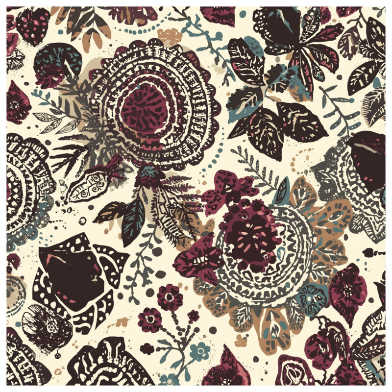 Coussins décoratifs à motif floral, 20 x 20 inches