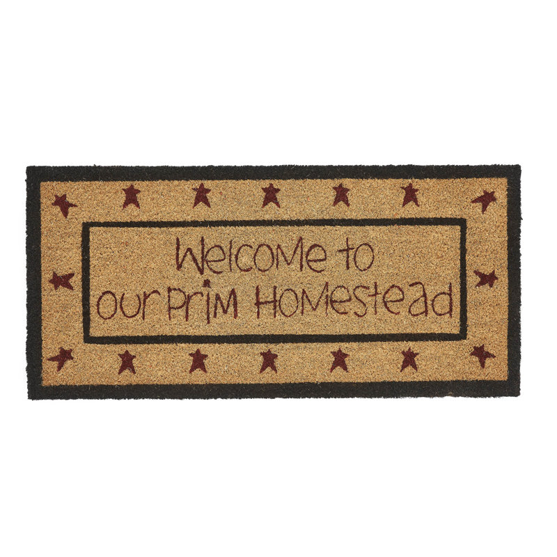 Connell Non-Slip Indoor Doormat, 17" W x 36" L