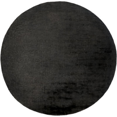 Clio Hand Loomed Wool Black Rug