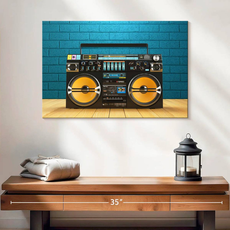 Abarca Boombox Player, 16" H x 24" W