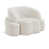 Tissu crème bouclé